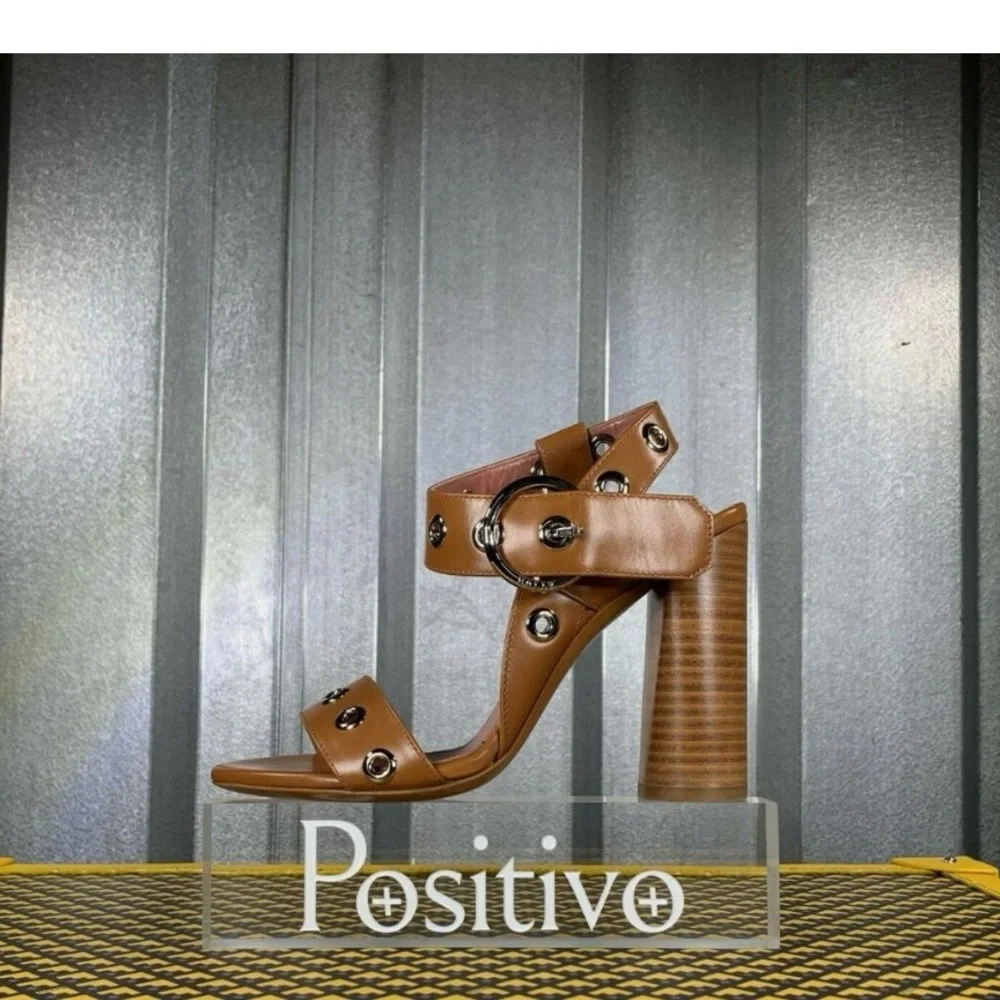 Bally Switzerland Brown High Heel Sandal size 37.5‎